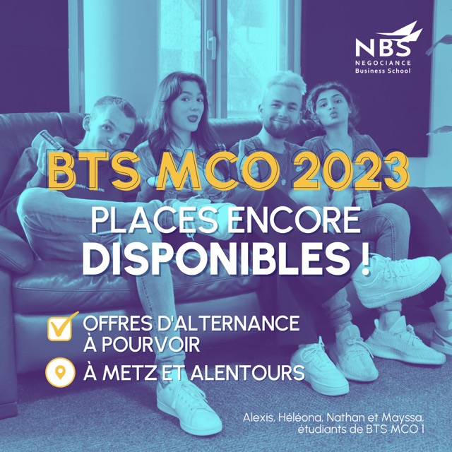 étudiants de bts mco sur le canapé nbs