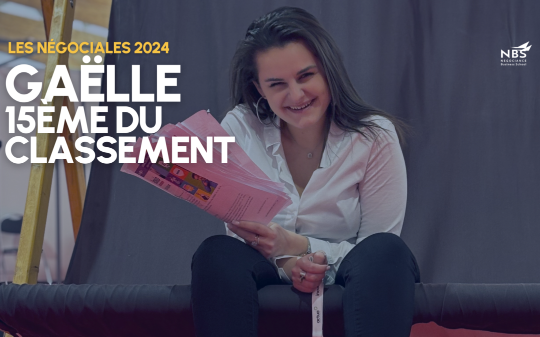 GAËLLE 15ÈME AUX NÉGOCIALES 2024