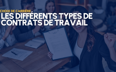 Les différents types de contrats de travail