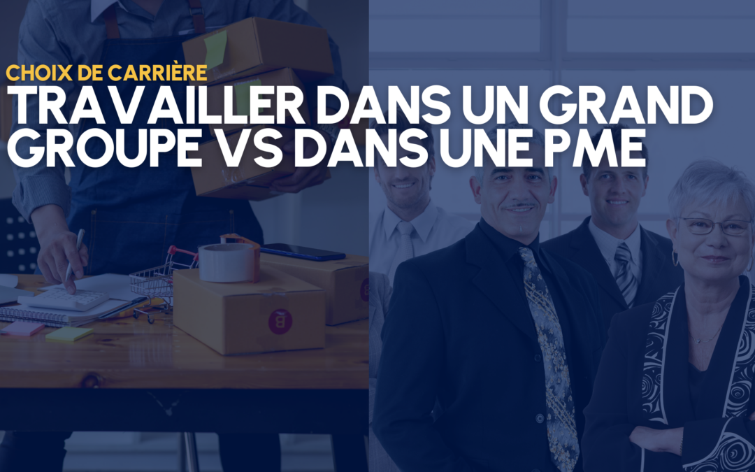 Travailler dans un grand groupe vs. travailler dans une PME